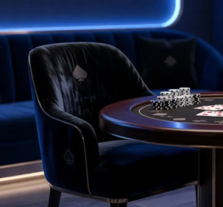 Nastrojowe wnętrze lounge z elegancko nakrytymi stołami w Polska Social Lounge